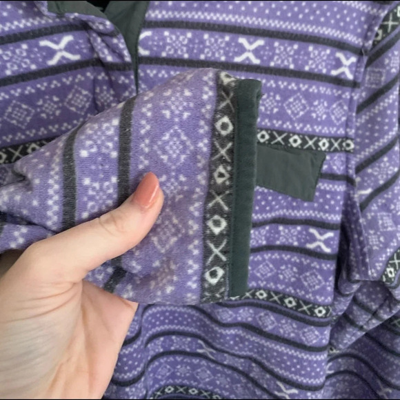 JACHS Cabin Fair Isle Fleece Pullover - Picture 3 of 5